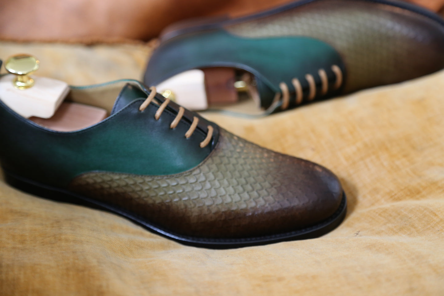 Mrs. Abbs: Olive and British Racing Green